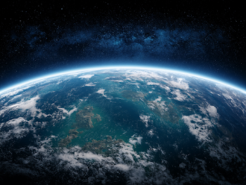 Cinematic View of Earth from Orbit