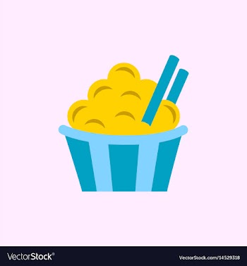 Cinnamon cupcake vector image