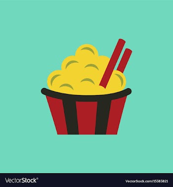Cinnamon cupcake vector image