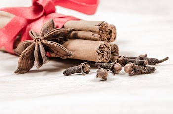Cinnamon Stick on White Surface