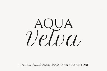 Cinzel & Petit Formal Script | Free Font Add-on - rawpixel