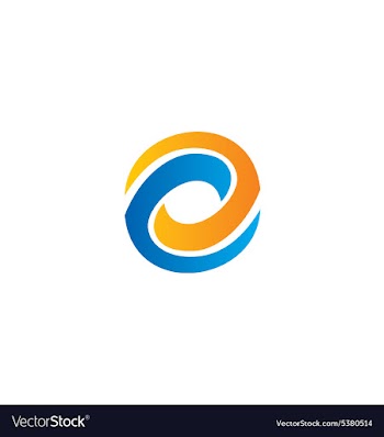  					Circle abstract technology balance business logo vector image														