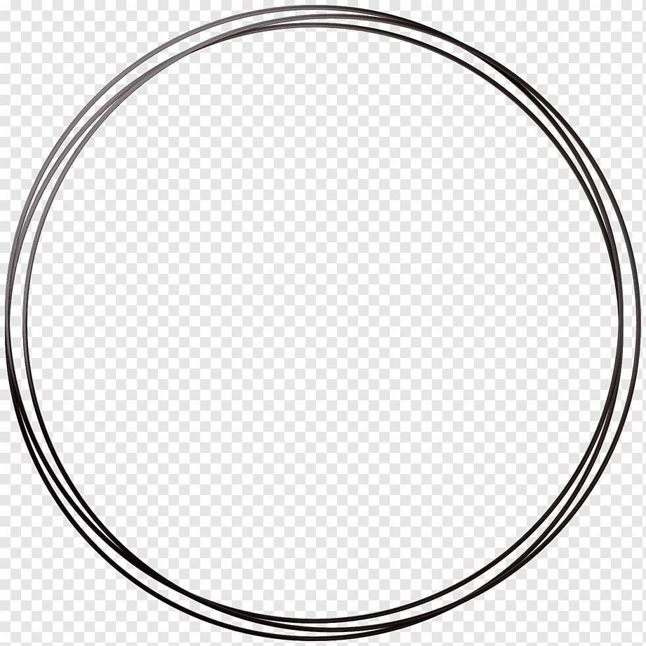 Circle Area Angle Point Black and white, Round frame, round black illustration, border, frame, white png