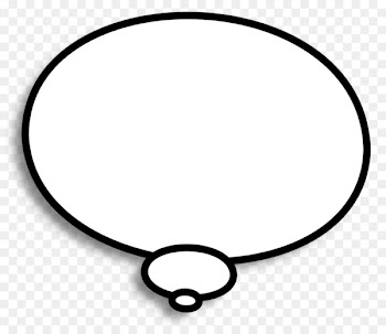 Circle Area Angle White Point - Thinking Bubble 