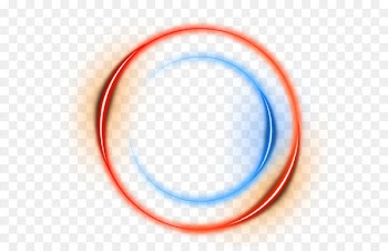 Circle Area Blue Brand Pattern - Orange circle light effect element 