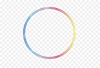 Circle Area Pattern - 2017 Colorful neon ring 
