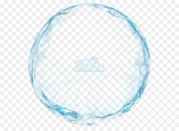 Circle Area Pattern - Blue ball light effect 