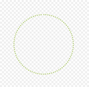 Circle Area Pattern - Green dotted circle 