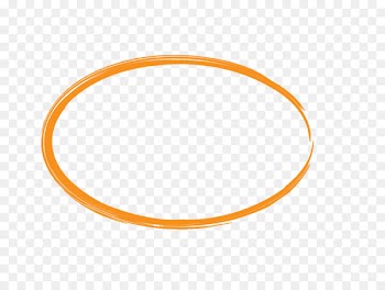Circle Area Pattern - Orange oval border 