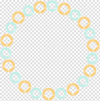 Circle Area Yellow , Simple and elegant ring transparent background PNG clipart