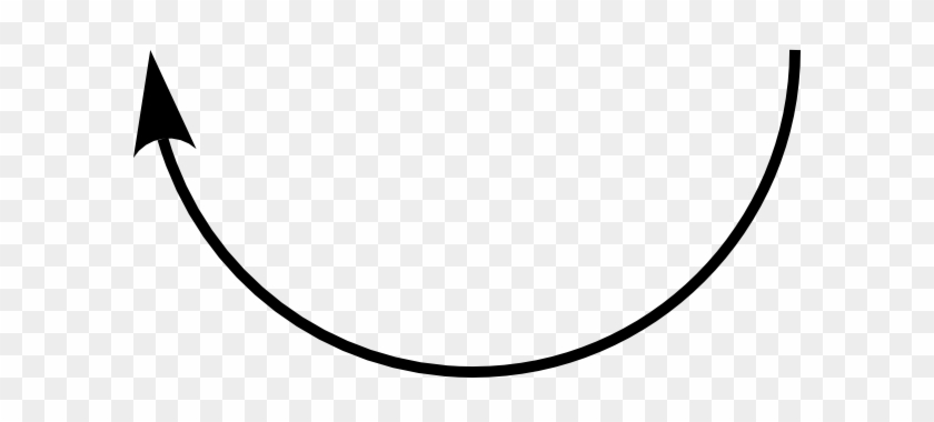 Circle Arrow Clip Art At Clker Com Vector Clip Art - Half Circle Arrow Png