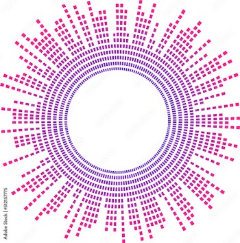 Circle Audio Wave Neon Round Music Beat Sound Sign