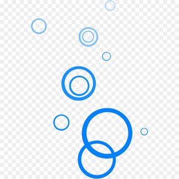 Circle Blue - Floating circle 