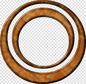 Circle Brown, Beautiful brown ring transparent background PNG clipart