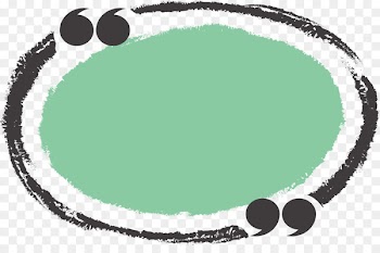 Circle Chalk Ellipse - Green oval title box 