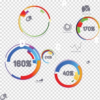 Circle Chart Infographic Information, color ring chart transparent background PNG clipart
