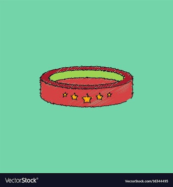Circle circus or theater stage in hatching style vector image