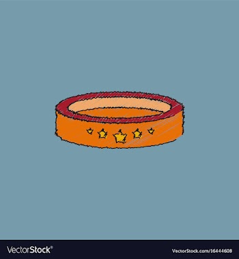 Circle circus or theater stage in hatching style vector image