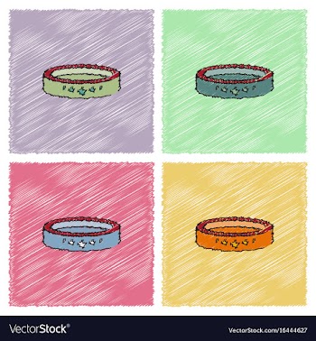 Circle circus or theater stage in hatching style vector image