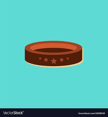Circle circus or theater stage in sticker style vector image