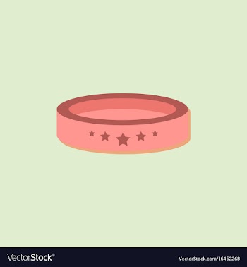 Circle circus or theater stage in sticker style vector image