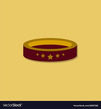 Circle circus or theater stage in sticker style vector image