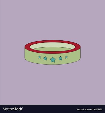 Circle circus or theater stage vector image