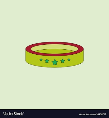 Circle circus or theater stage vector image