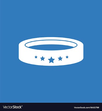 Circle circus or theater stage vector image