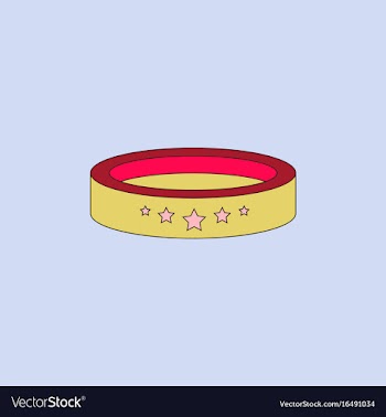 Circle circus or theater stage vector image