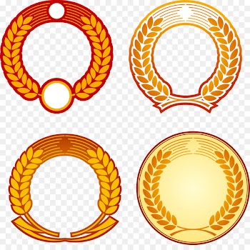 Circle Clip art - Vector olive branch label 