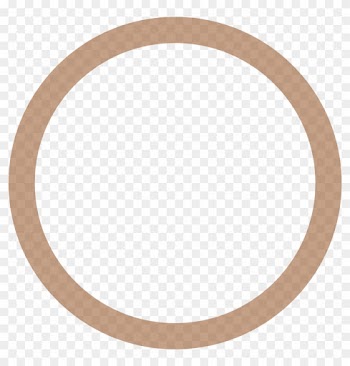Circle Clipart Brown - Brown Circle Border