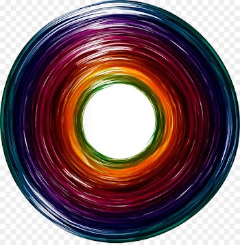 Circle CorelDRAW Art - Color ring effect element 