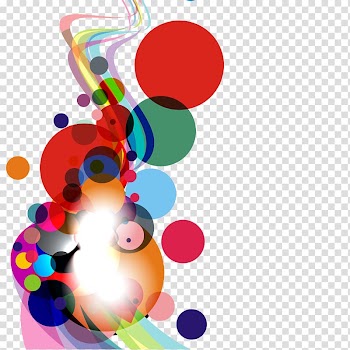 Circle Curve, Colorful round and curve abstract background , red and multicolored polka-dot illustration transparent background PNG clipart