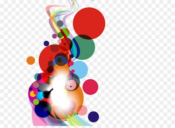 Circle Curve - Colorful round and curve abstract background vector 
