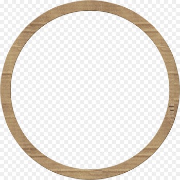 Circle Download - Brown wooden ring 