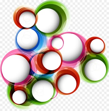 Circle Euclidean vector - Colored circle background 