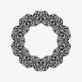 Circle frame clipart, drawing illustration | Free Vector Illustration - rawpixel