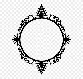 Circle Frame Clipart - Snow White Silhouette Clip Art