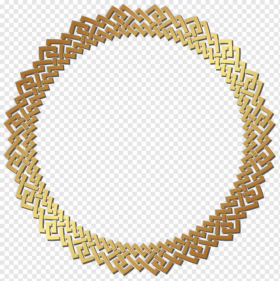 Circle Gold, Round Golden Border Frame, round gold border frame, chemical Element, rectangle, symmetry png