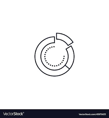 circle graph creative icon from analytics