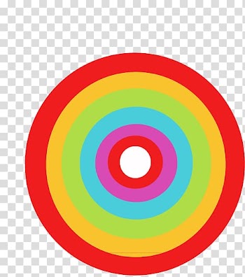 Circle Graphic design, hand colored rings transparent background PNG clipart