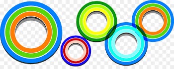 Circle Gratis Computer file - Colorful circle background 