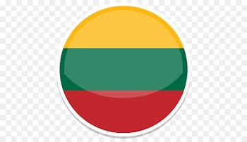 circle green line font - Lithuania 