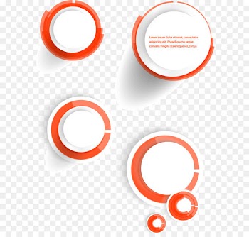Circle Infographic Euclidean vector - Vector creative circle PPT 