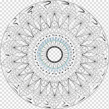 Circle Line Pattern, mandala transparent background PNG clipart
