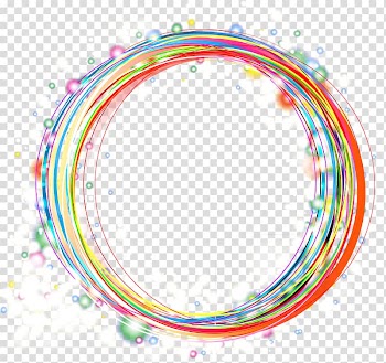 Circle, Multicolored ring transparent background PNG clipart
