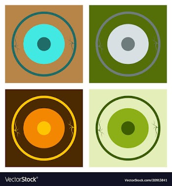 Circle neuron art neuron logo template creative vector image