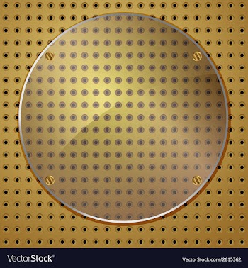  					Circle on gold vector image														