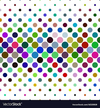 Circle pattern background - abstract from dots in vector image